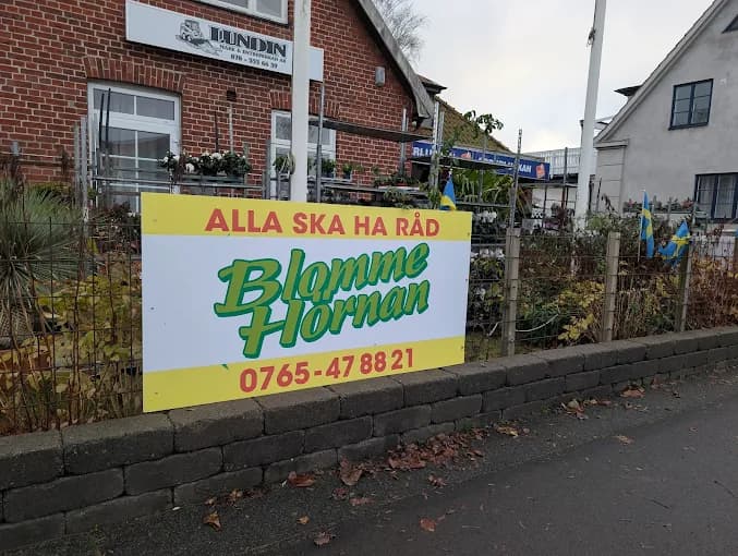 Blommehörnans skylt i Hammenhög: Alla ska ha råd